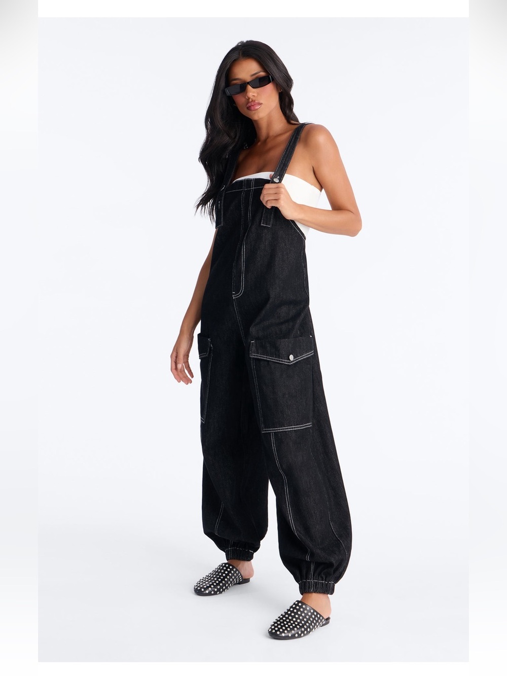 Reel It In Baggy Denim Overalls - Black
Size: XL - Fashion Nova